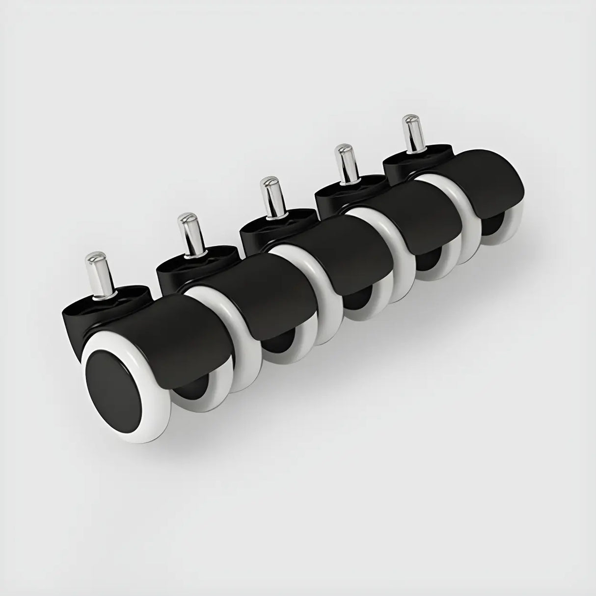 Multi-Color Swivel Curved Leather Fixed Arms Office Chair Image - 13