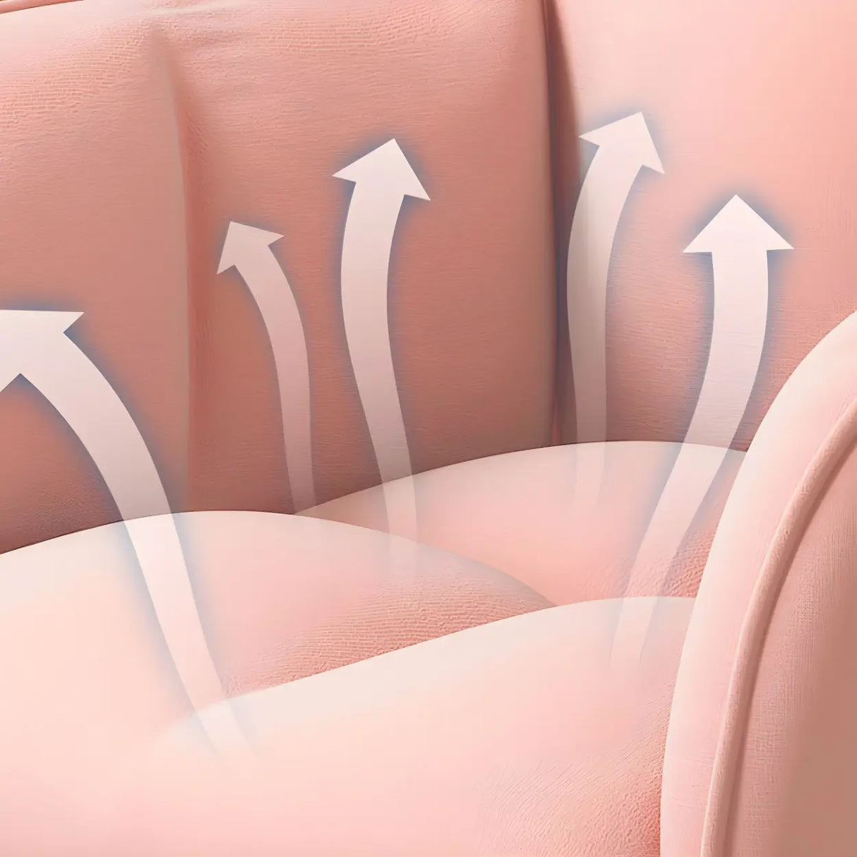 Multi-Color Swivel Curved Leather Fixed Arms Office Chair Image - 15