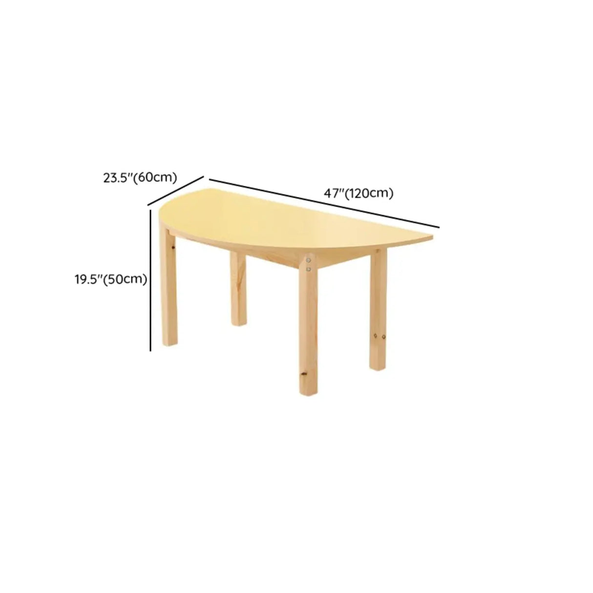 Multi-Color Wood Structure Splicing Kids Activity Desk Image - 12