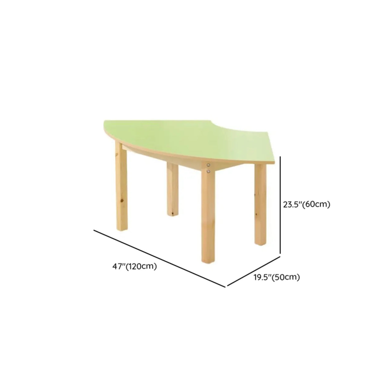 Multi-Color Wood Structure Splicing Kids Activity Desk Image - 13