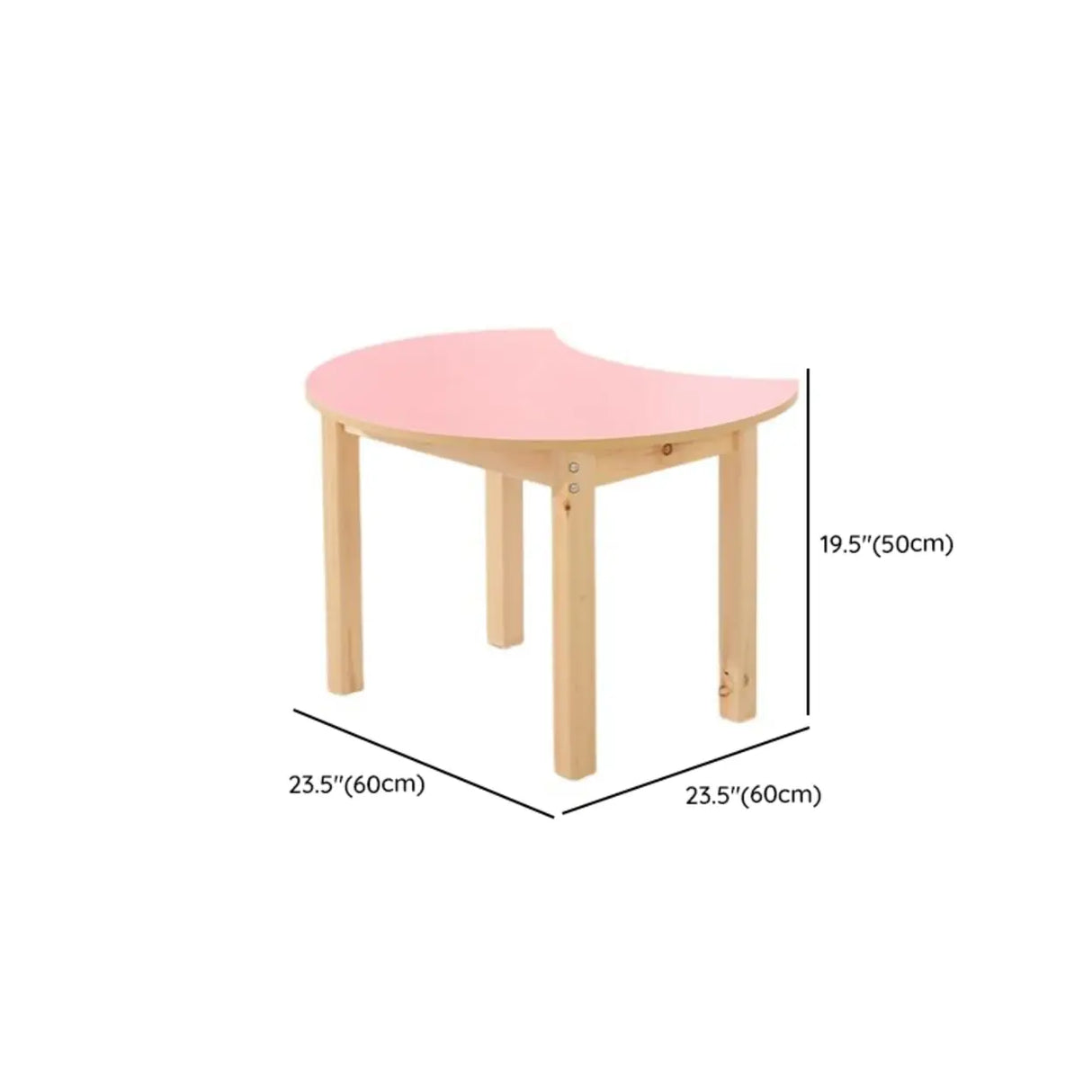 Multi-Color Wood Structure Splicing Kids Activity Desk Image - 15