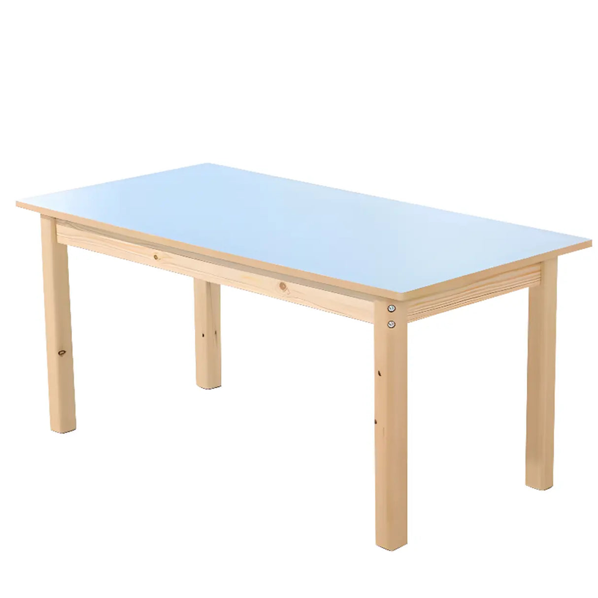 Multi-Color Wood Structure Splicing Kids Activity Desk Image - 9