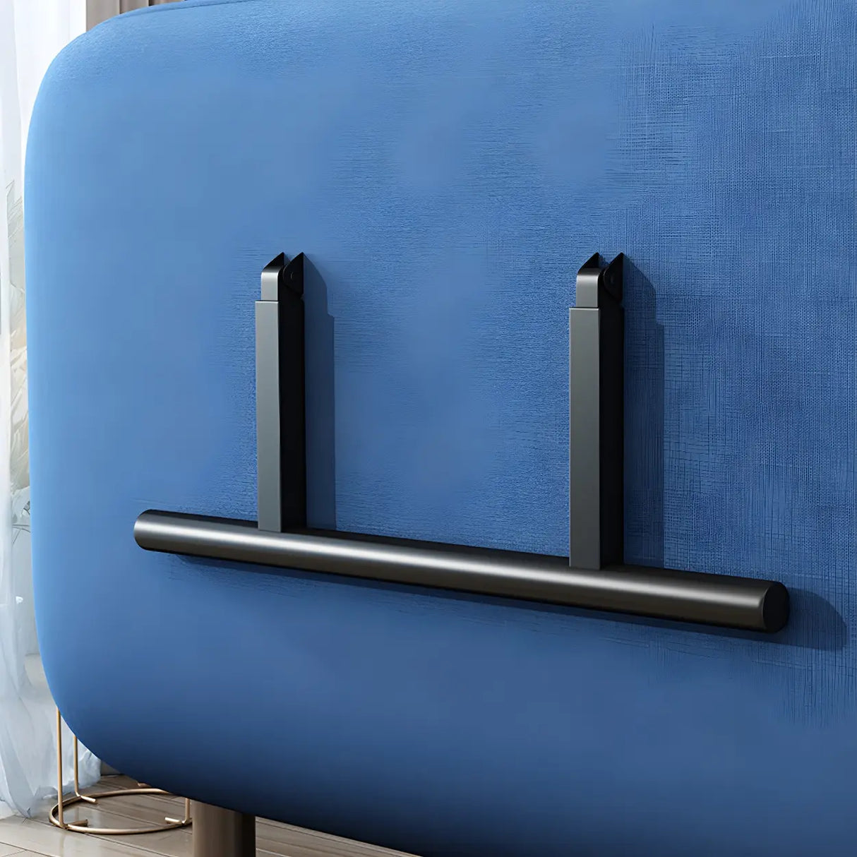 Multi-Function Sponge Modular Linen Sleeper Sofa with Arms Image - 14