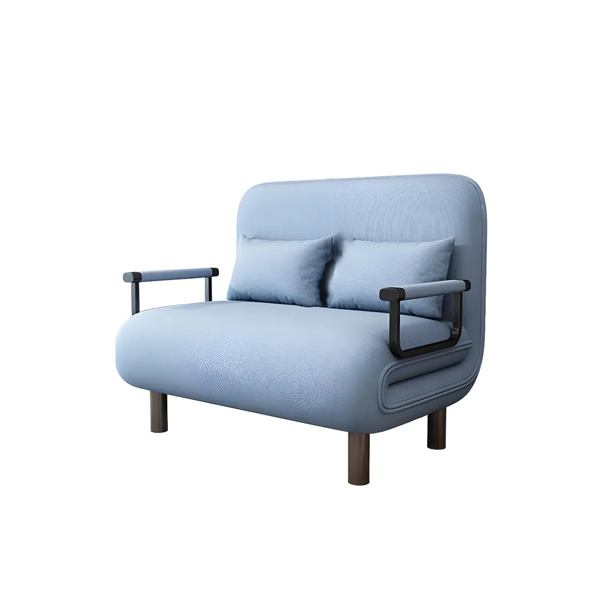 Multi-Function Sponge Modular Linen Sleeper Sofa with Arms Image - 9