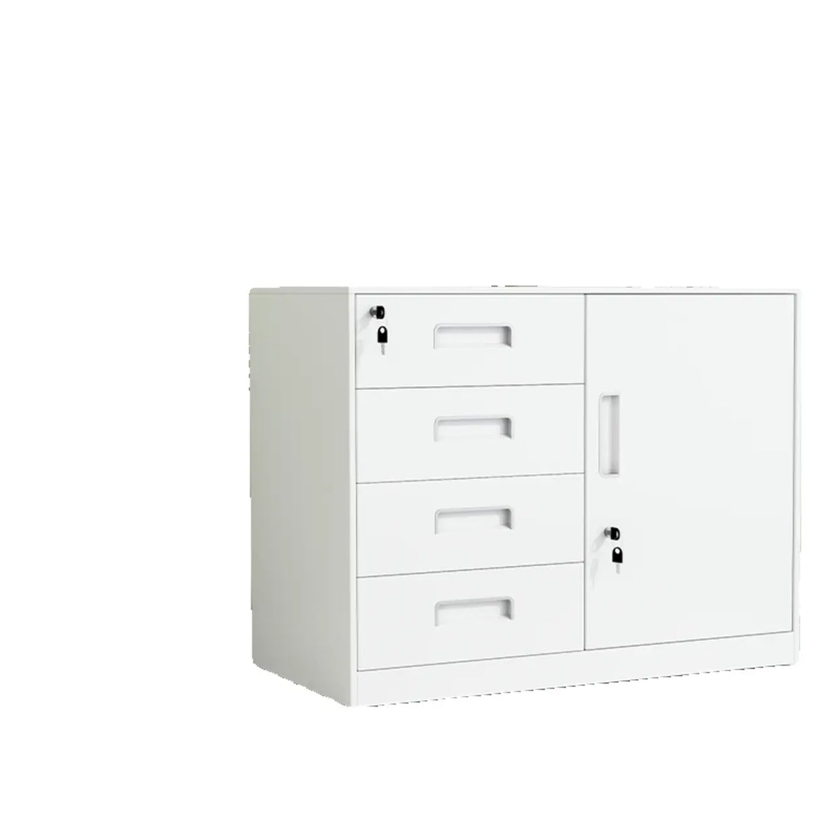 Multi-Functional Black Steel Lock Storage Filing Cabinet Image - 3