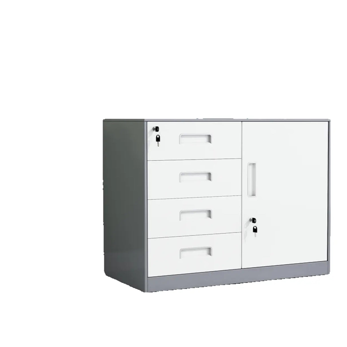 Multi-Functional Black Steel Lock Storage Filing Cabinet Image - 7