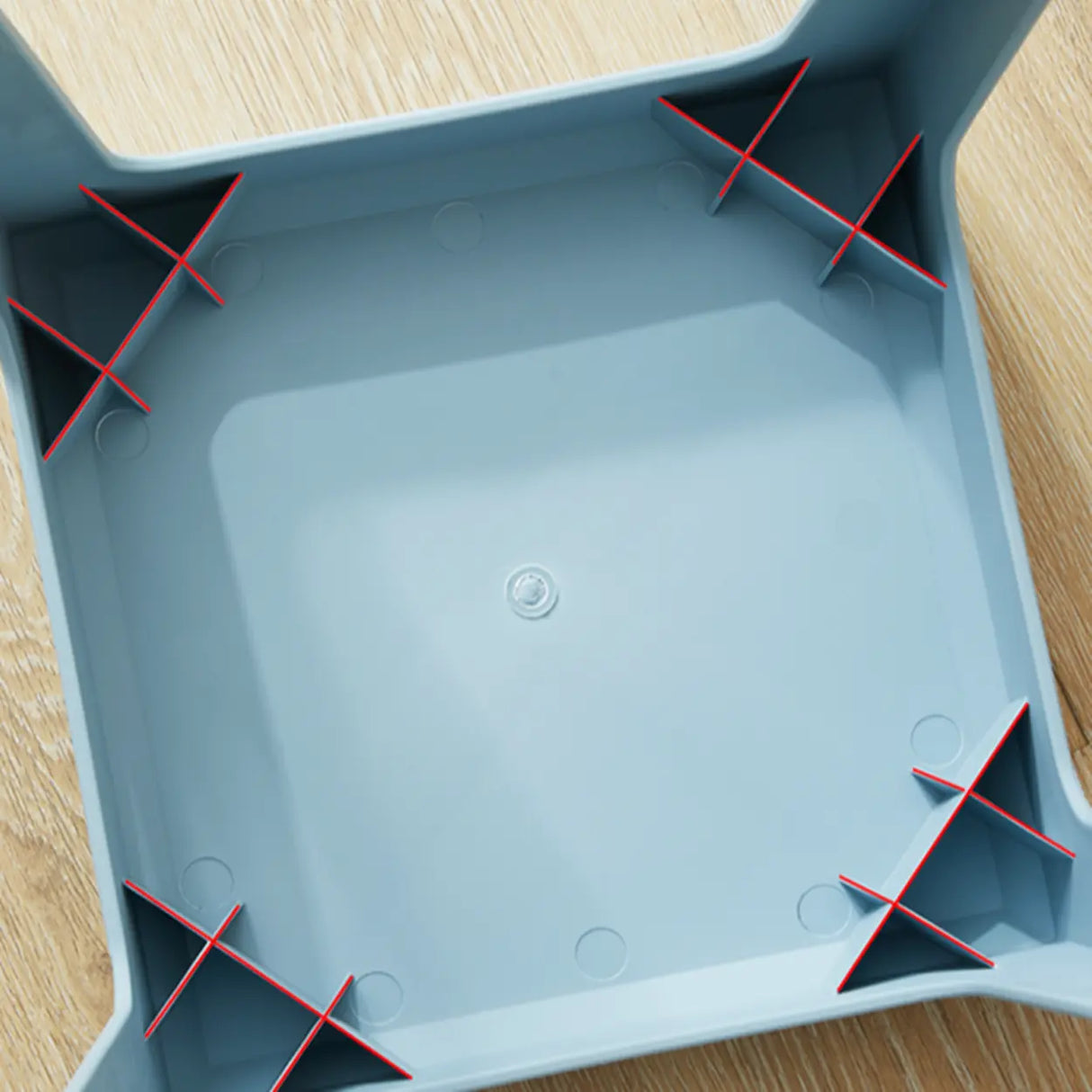 Multicolor Minimalist Square Plastic Backless Office Stool Image - 8