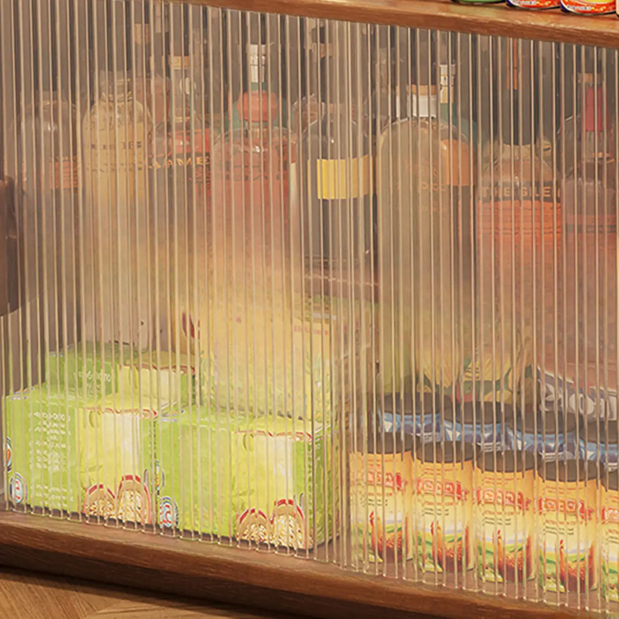 Multifunctional Extendable Wood Bar Table with Storage Shelves Image - 9