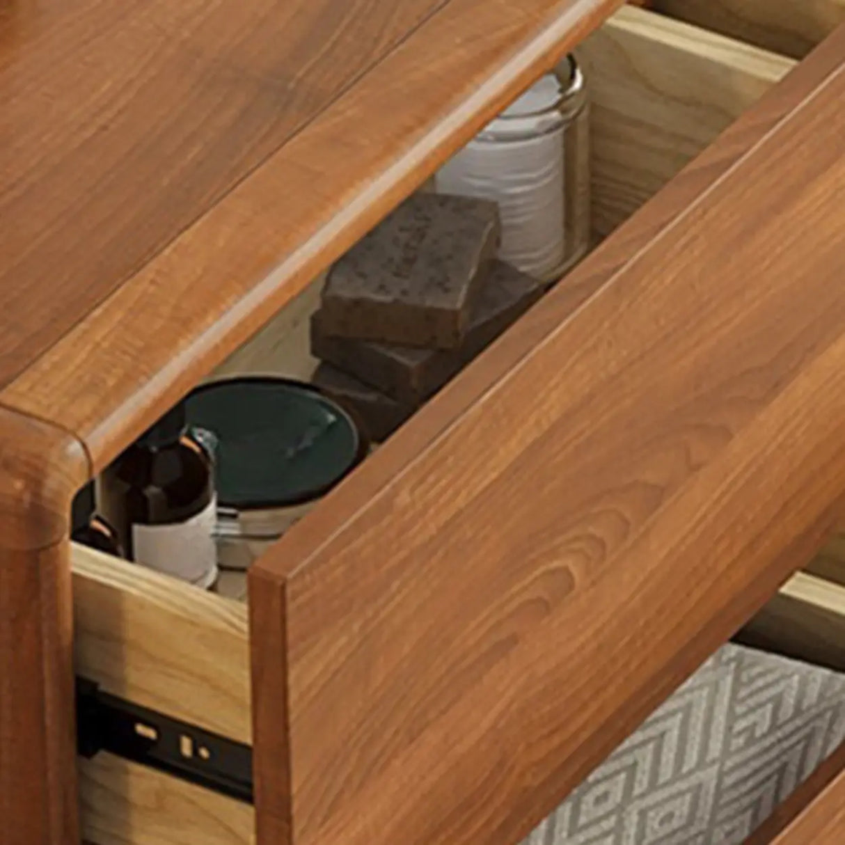 Multifunctional Wood Rectangle Dresser for Drawers Image - 14