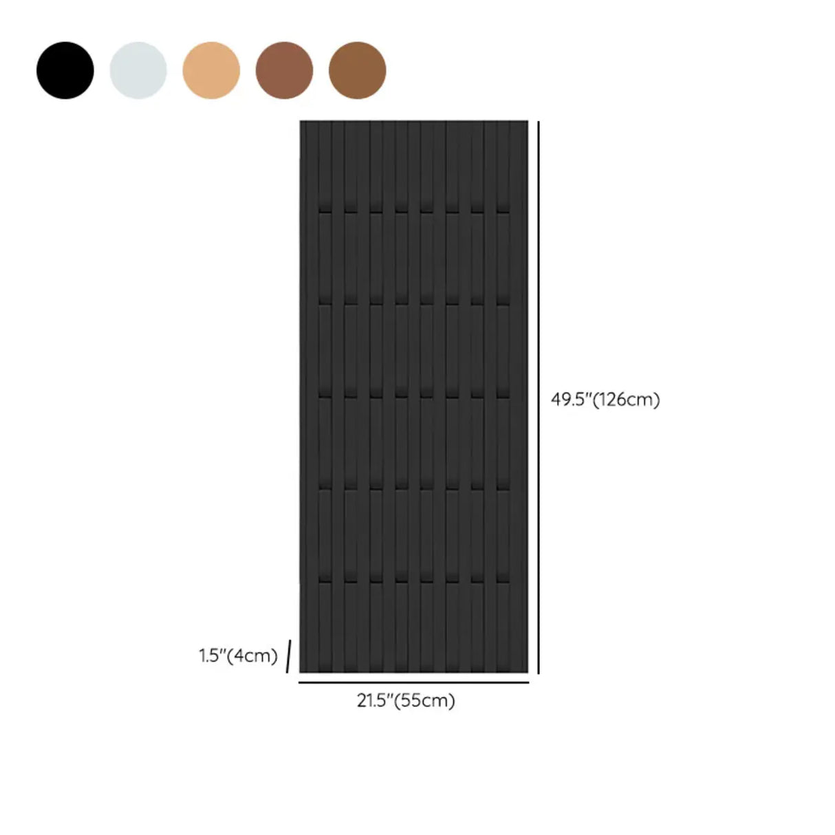 Natural Finish Hooks Wooden Floating Mount Hall Tree Image - 38