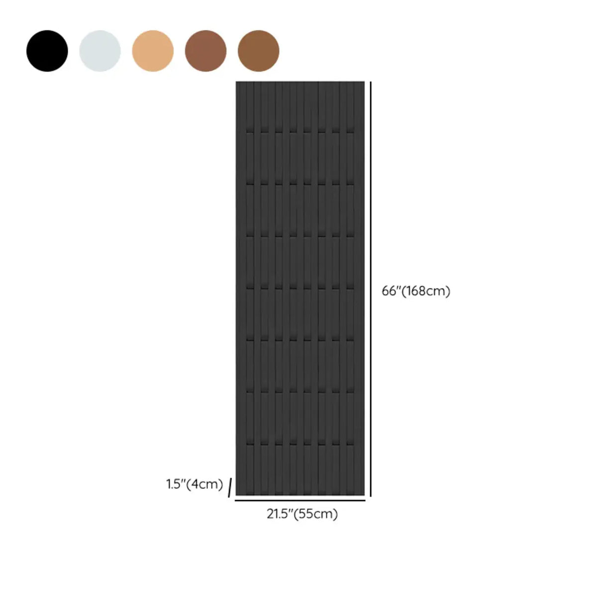 Natural Finish Hooks Wooden Floating Mount Hall Tree Image - 40