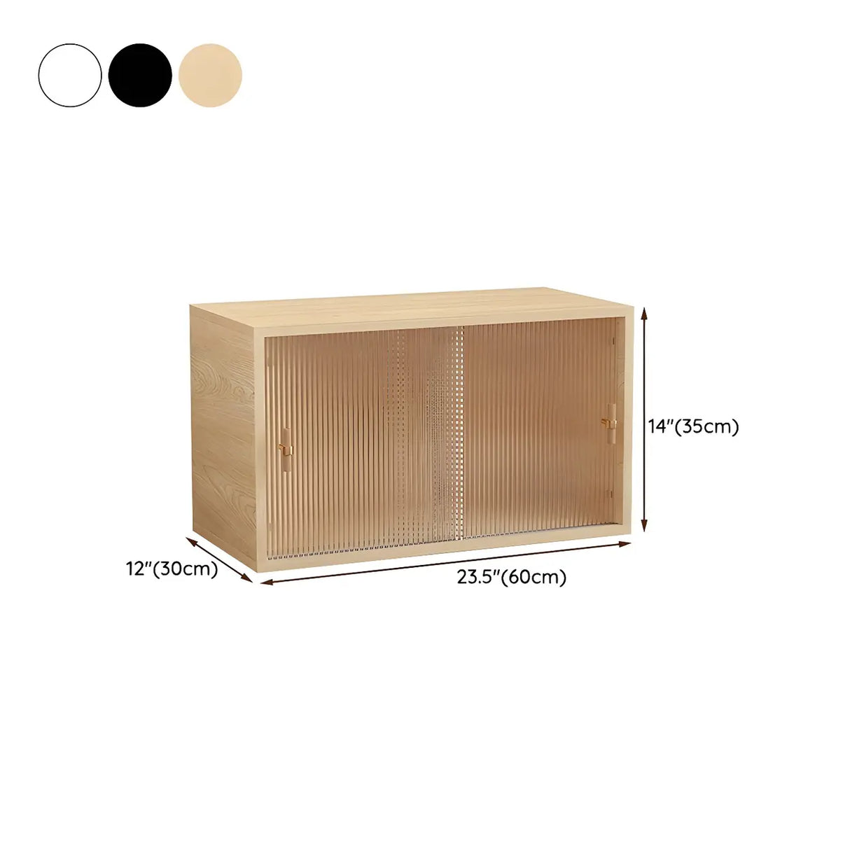 Natural Finish Horizontal Light Wood Dresser for Drawer Image - 26