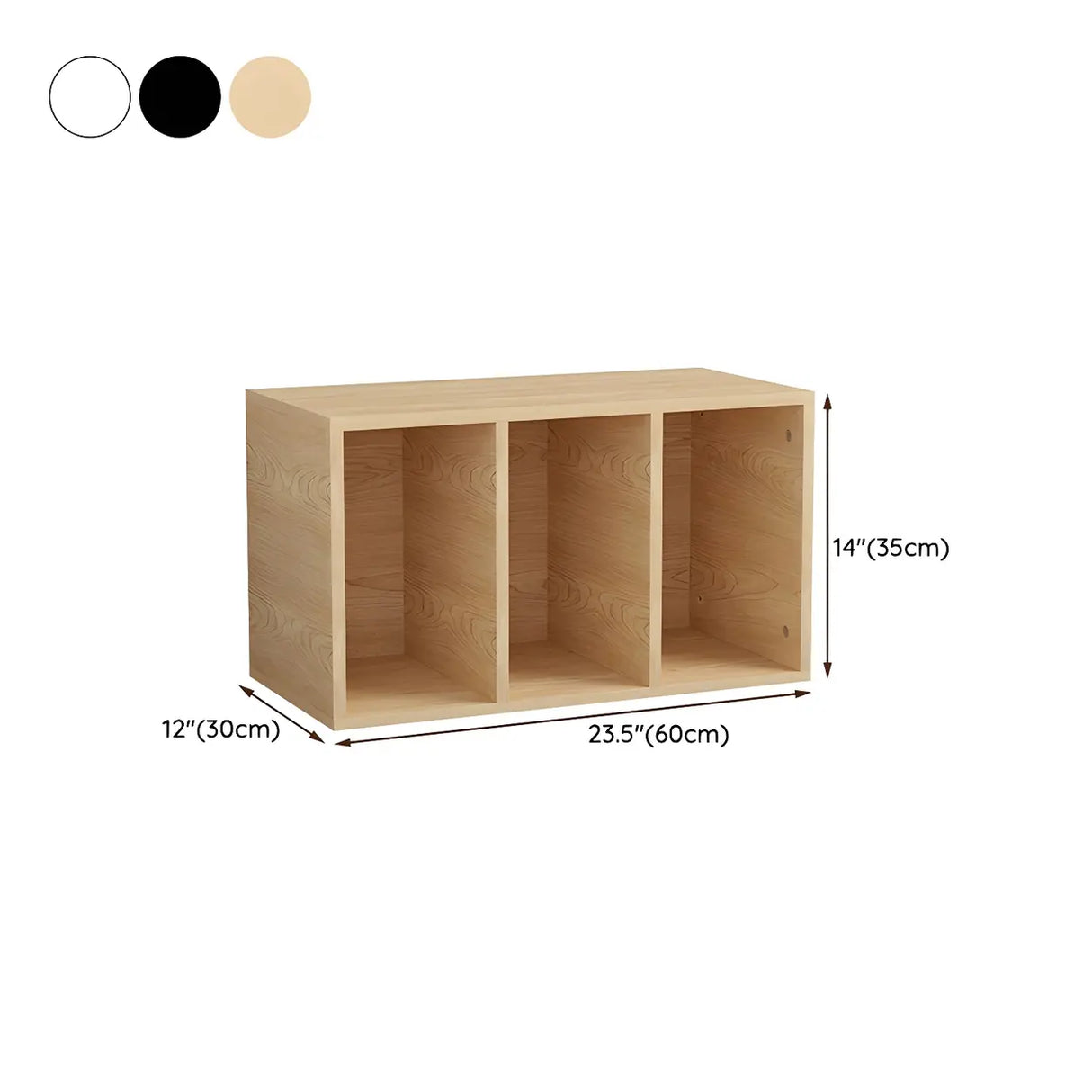 Natural Finish Horizontal Light Wood Dresser for Drawer Image - 27
