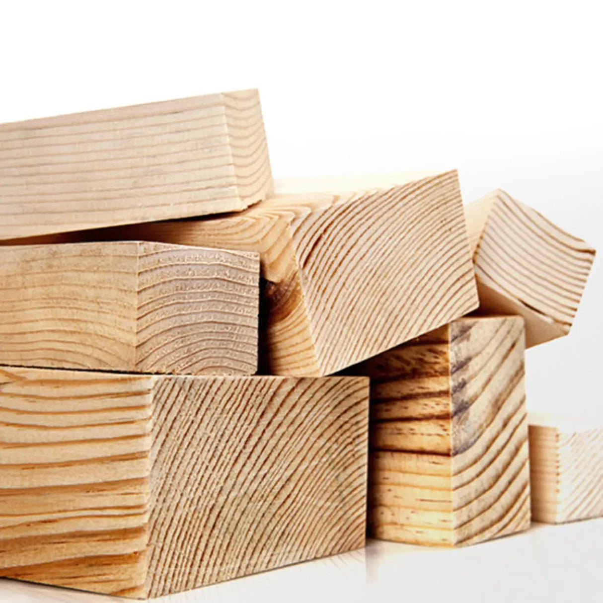 Natural Finish Pine Wood TV Stand with Cabinet Drawers Image - 7