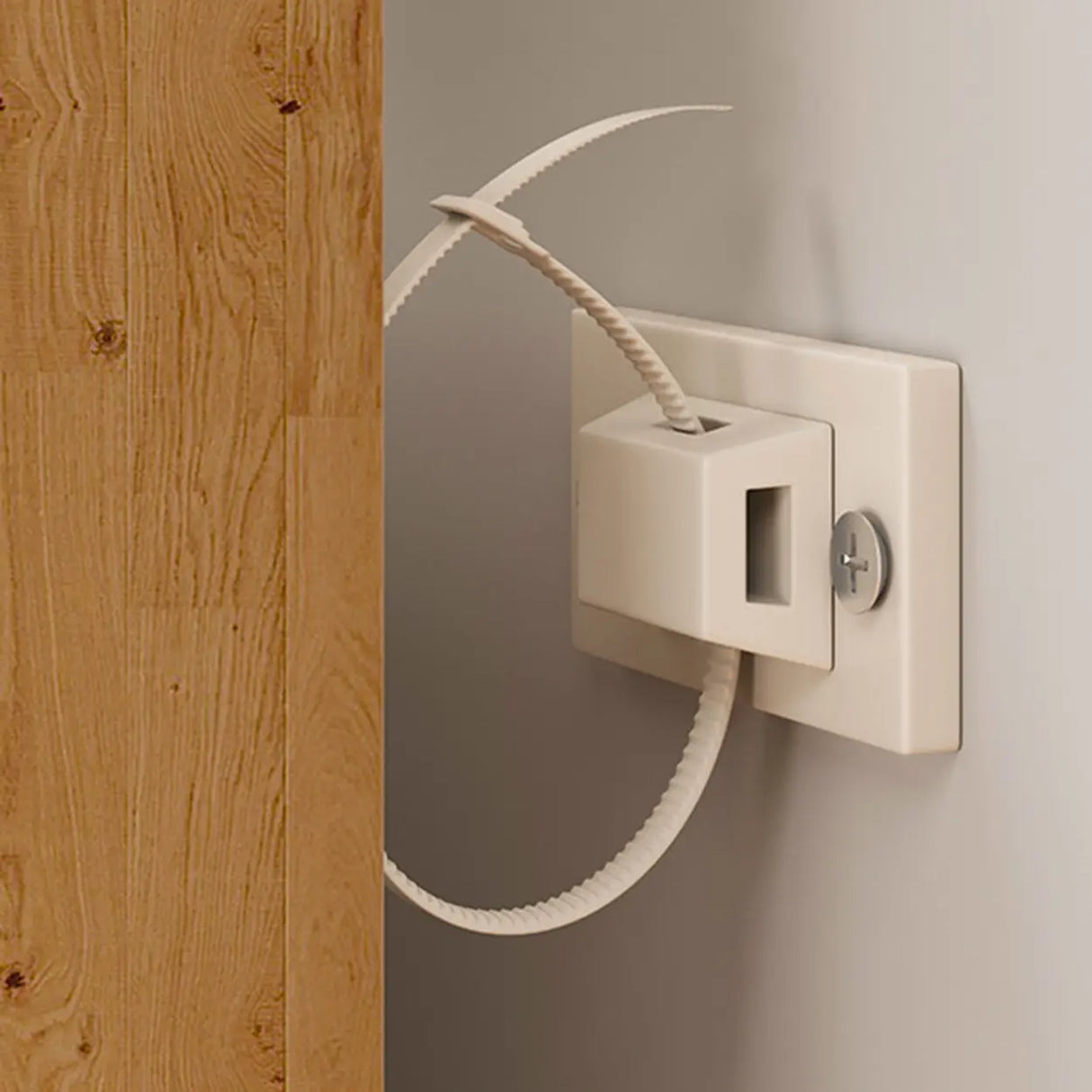 Natural Finish Rustic Rectangular Wood Narrow Bookcase Image - 8