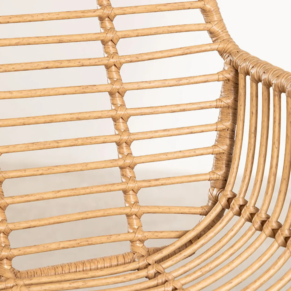 Natural Finish Square Bar Stool with Metal Four Legs Image - 7