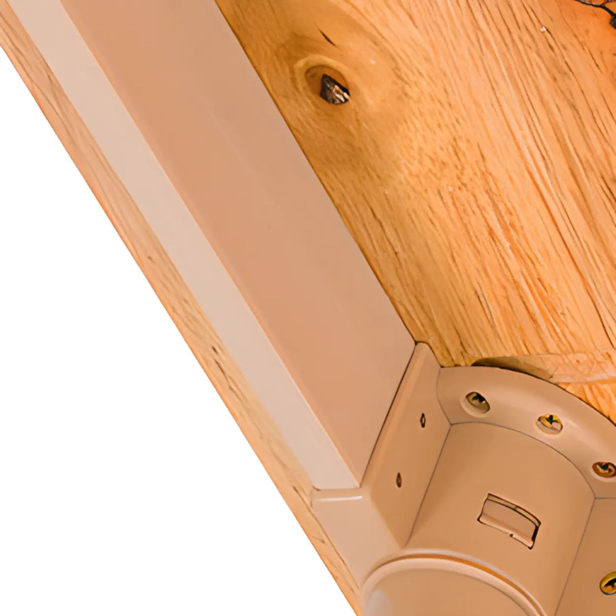 Natural Finish Wood Rectangular Double Kids Desk Image - 7