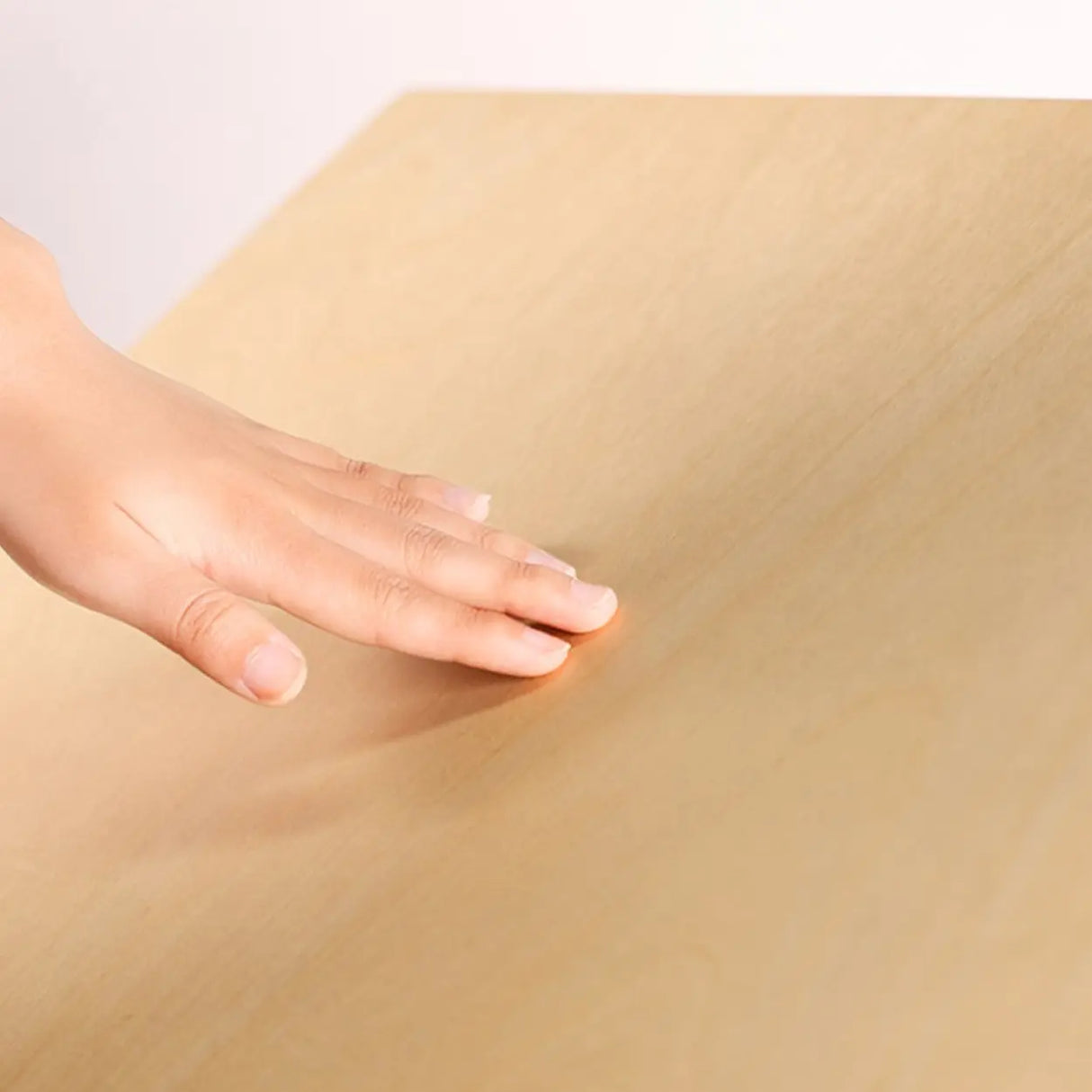 Natural Finish Wooden Foldable Adjustable Drafting Desk Image - 5