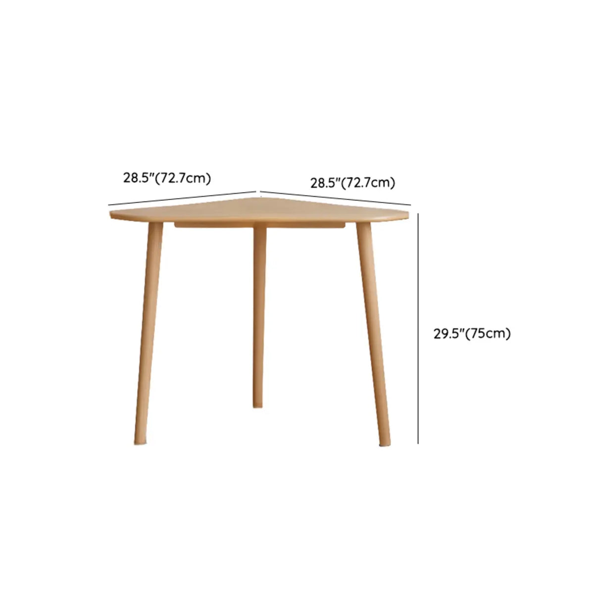 Natural Free Form Wood Butcher Block Small Writing Desk