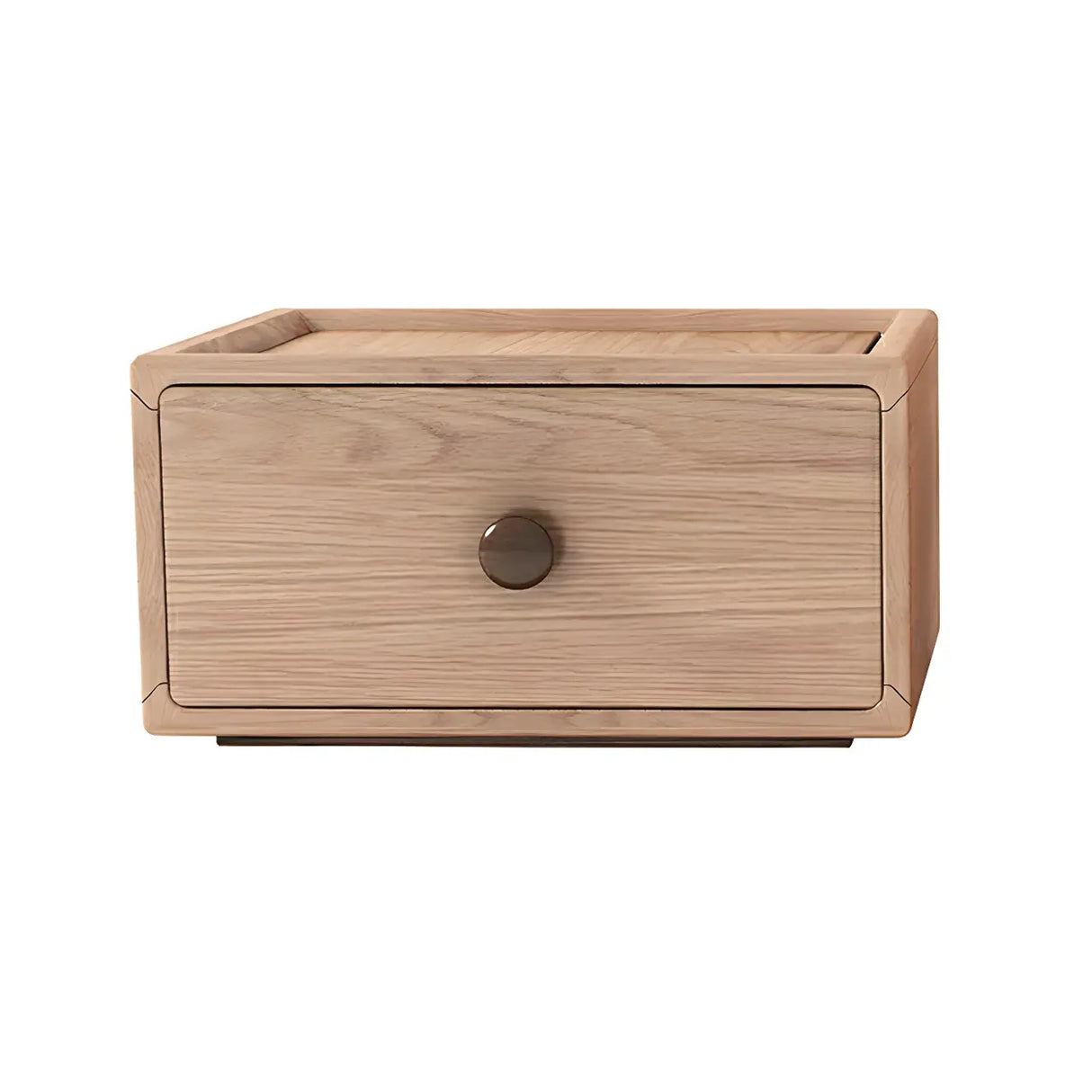 Natural Horizontal Light Wood Dresser for Drawers Image - 10