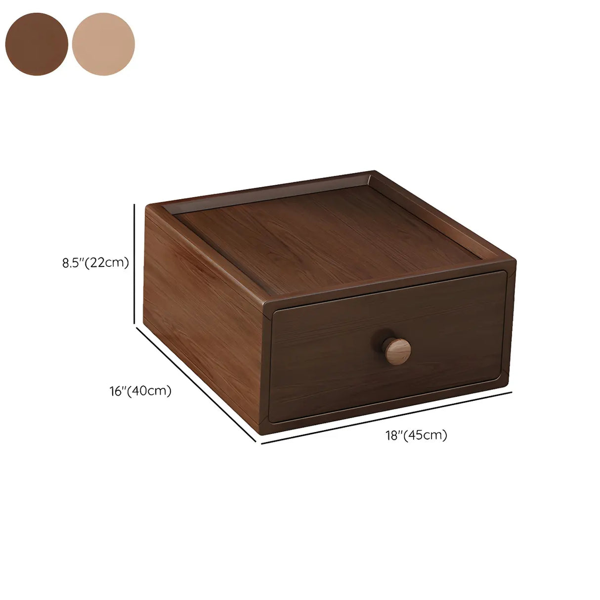 Natural Horizontal Light Wood Dresser for Drawers