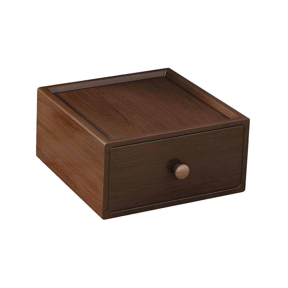 Natural Horizontal Light Wood Dresser for Drawers Image - 2