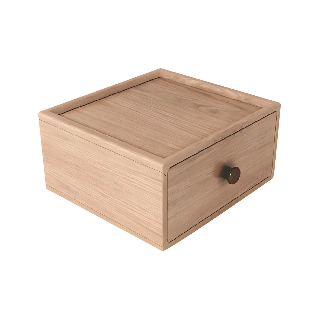 Natural Horizontal Light Wood Dresser for Drawers Image - 6