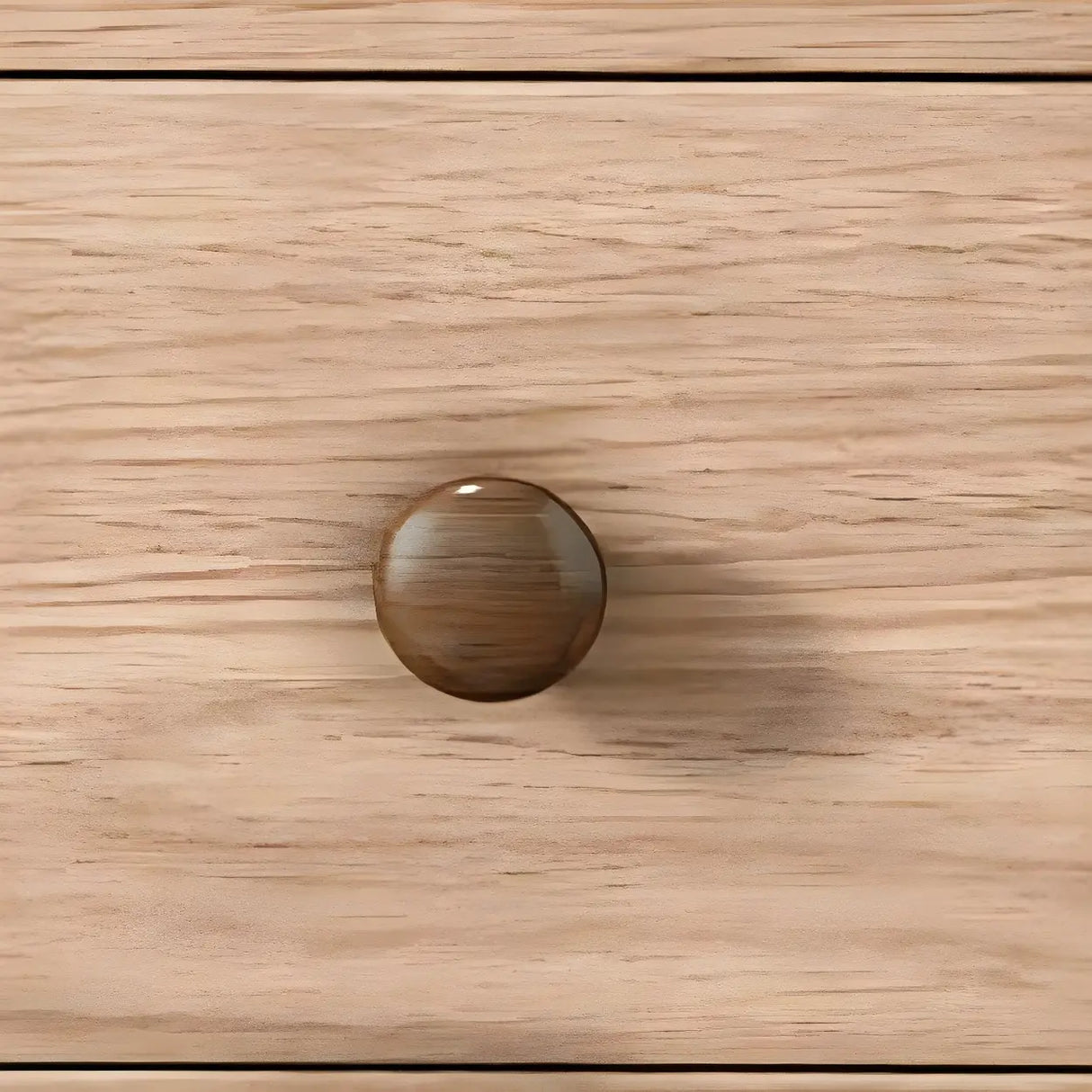 Natural Horizontal Light Wood Dresser for Drawers Image - 7