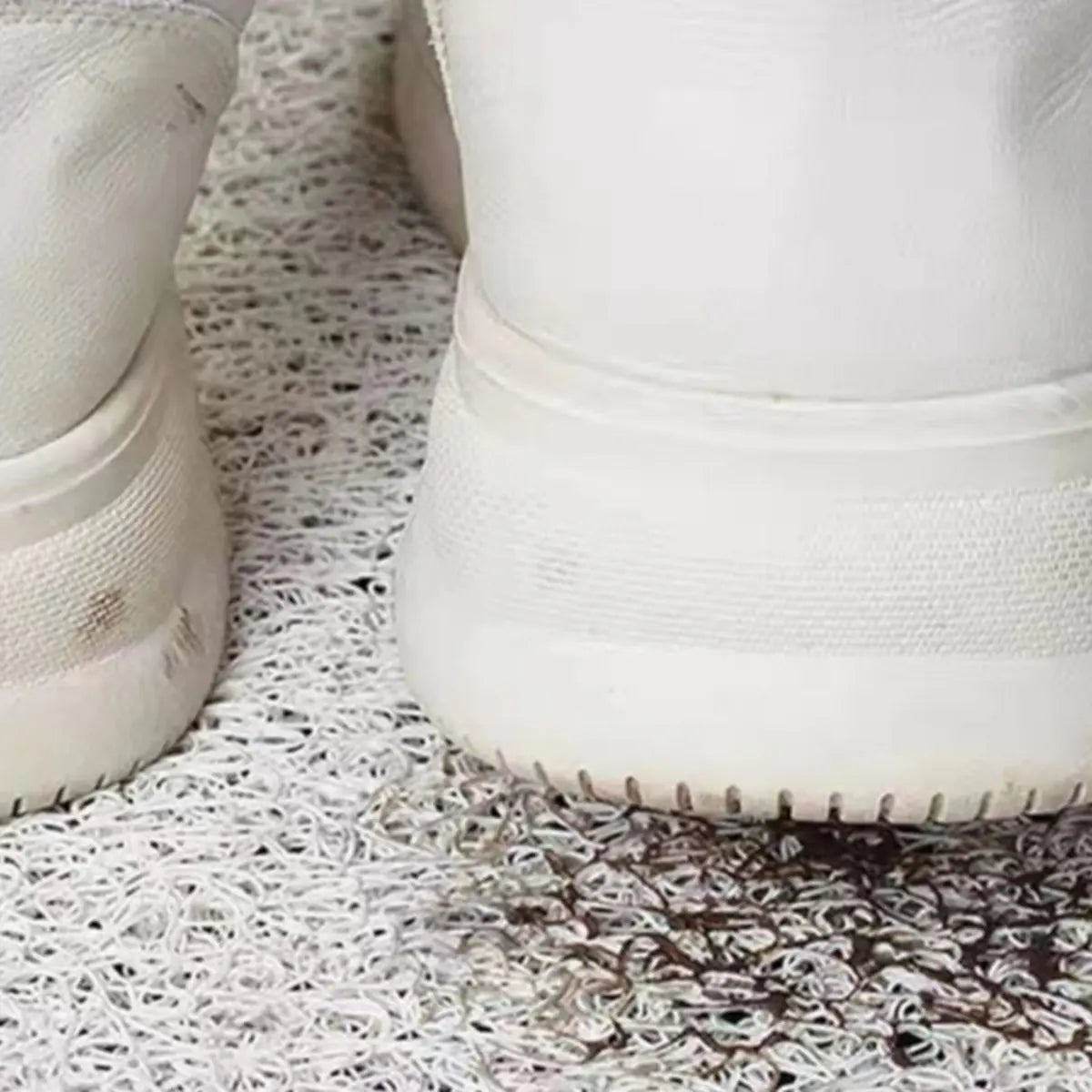 Natural House Pattern Off-White Anti-Slip Area Rug Image - 5