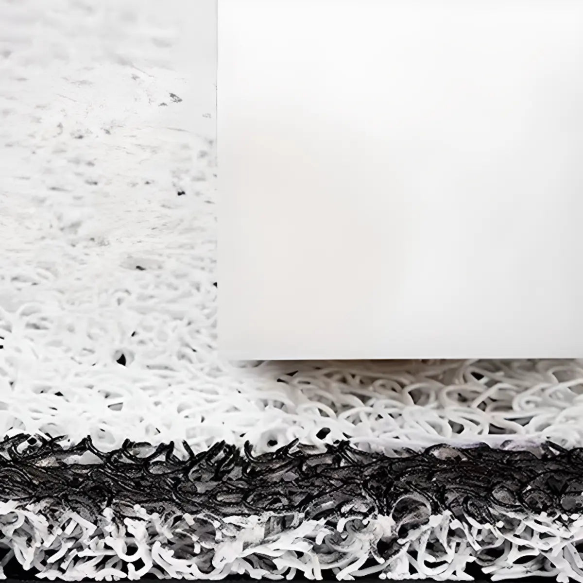 Natural House Pattern Off-White Anti-Slip Area Rug Image - 7