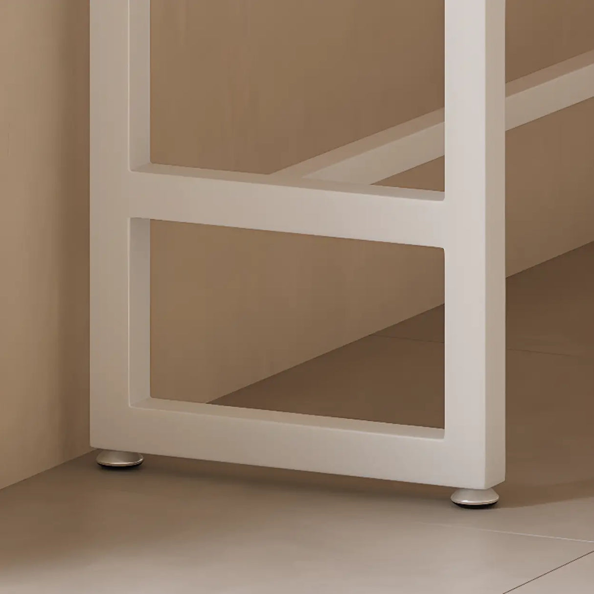 Natural Rectangular Wood Long Bar Table with Metal Legs Image - 11