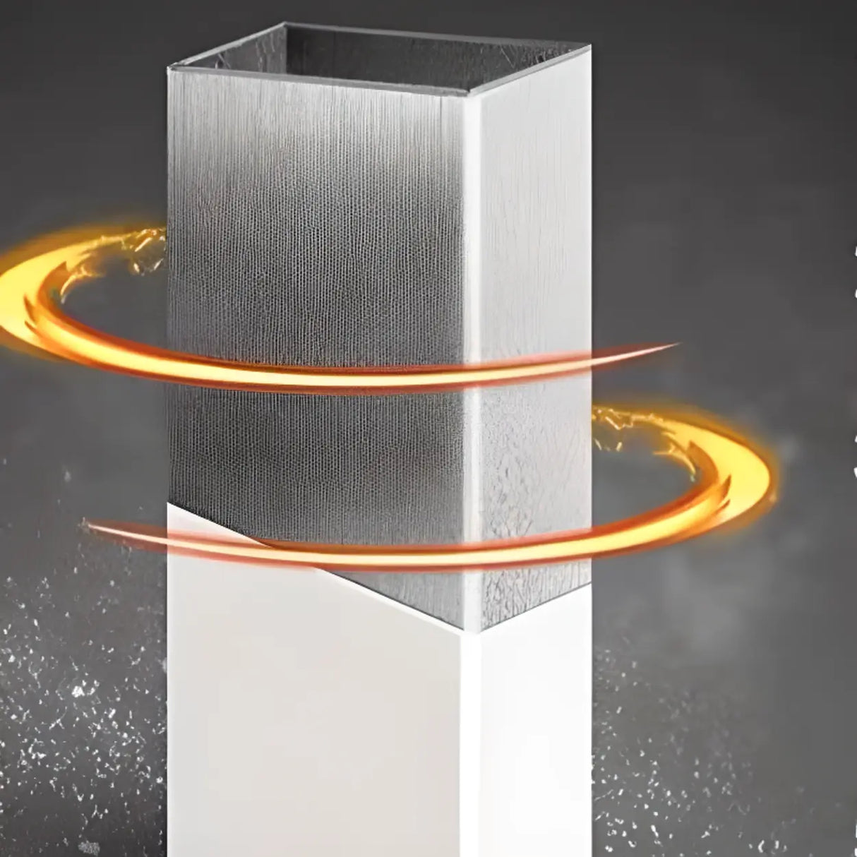 Natural Timber Finish Computer Desk with Shelves Image - 5