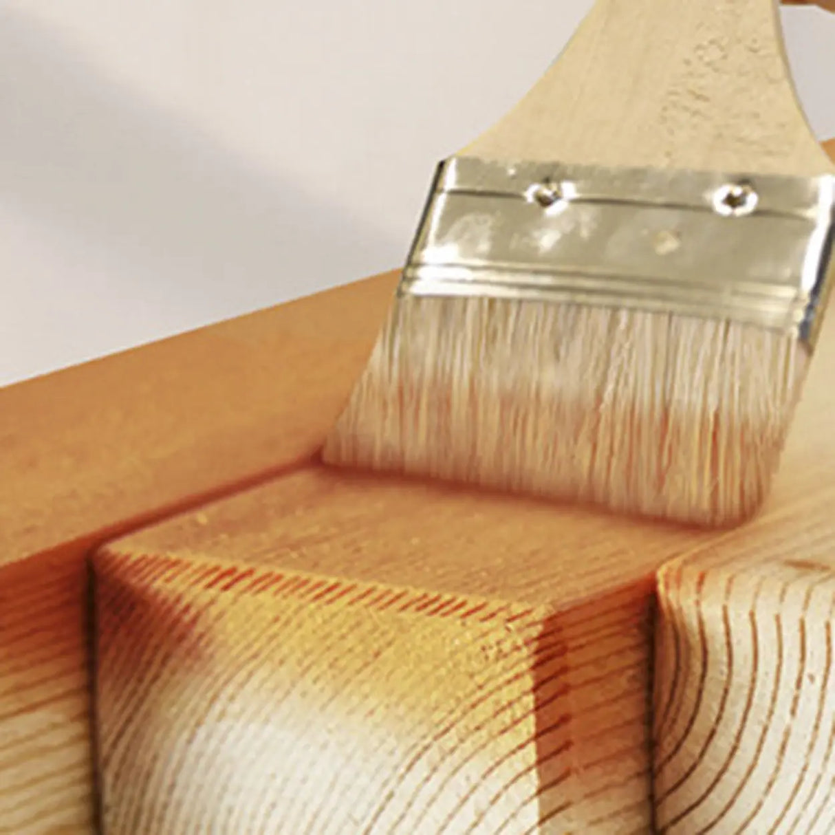 Natural Wood Hooks Hall Coat Rack with Storage Shelf Image - 6