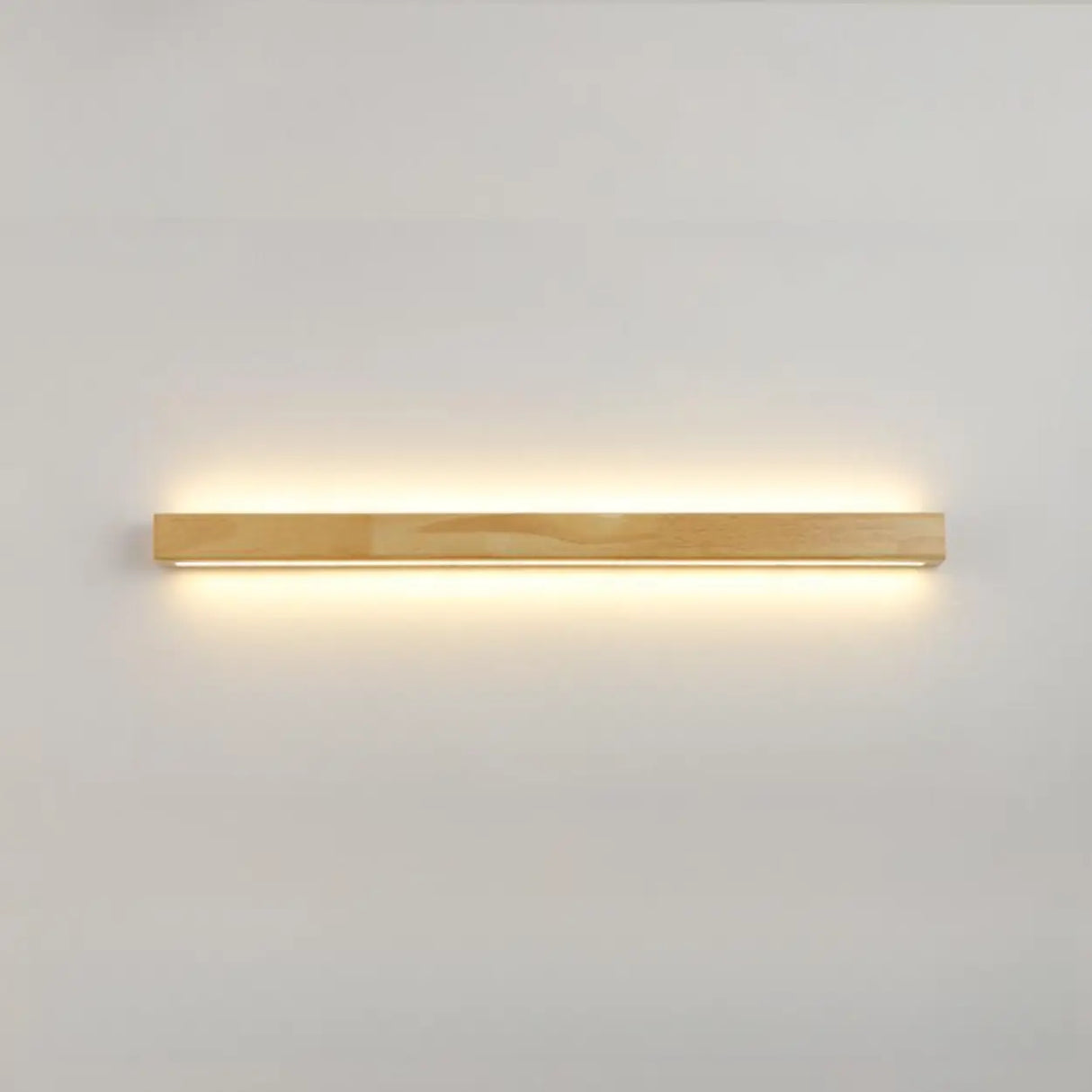 Natural Wood Living Room Up Down Wall Vanity Light Image - 10