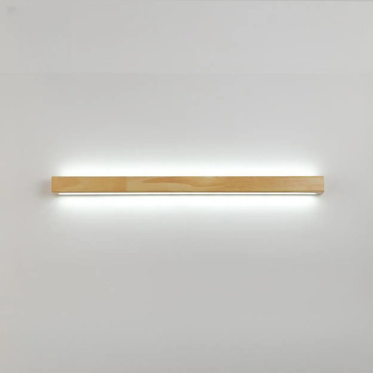 Natural Wood Living Room Up Down Wall Vanity Light Image - 6