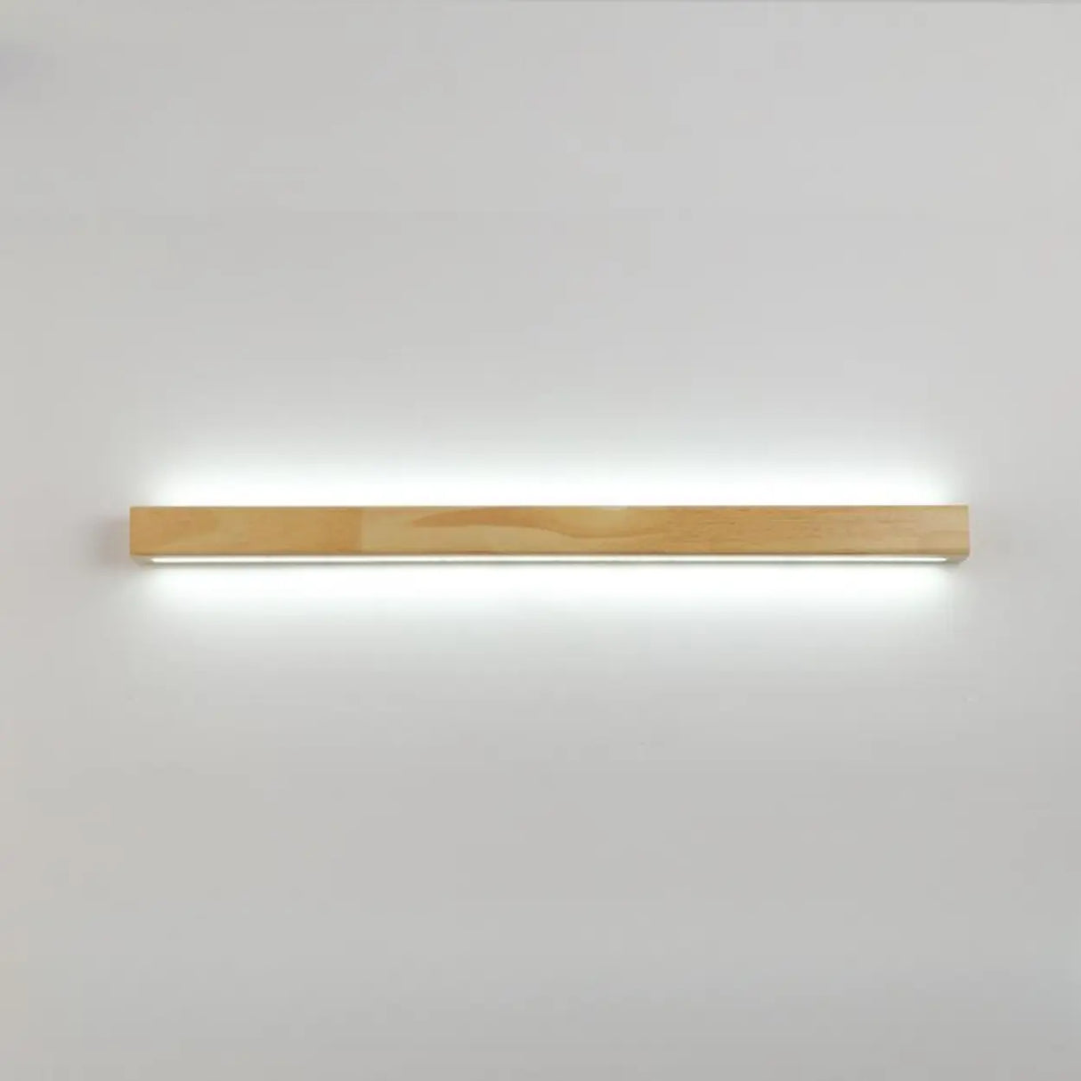 Natural Wood Living Room Up Down Wall Vanity Light Image - 7