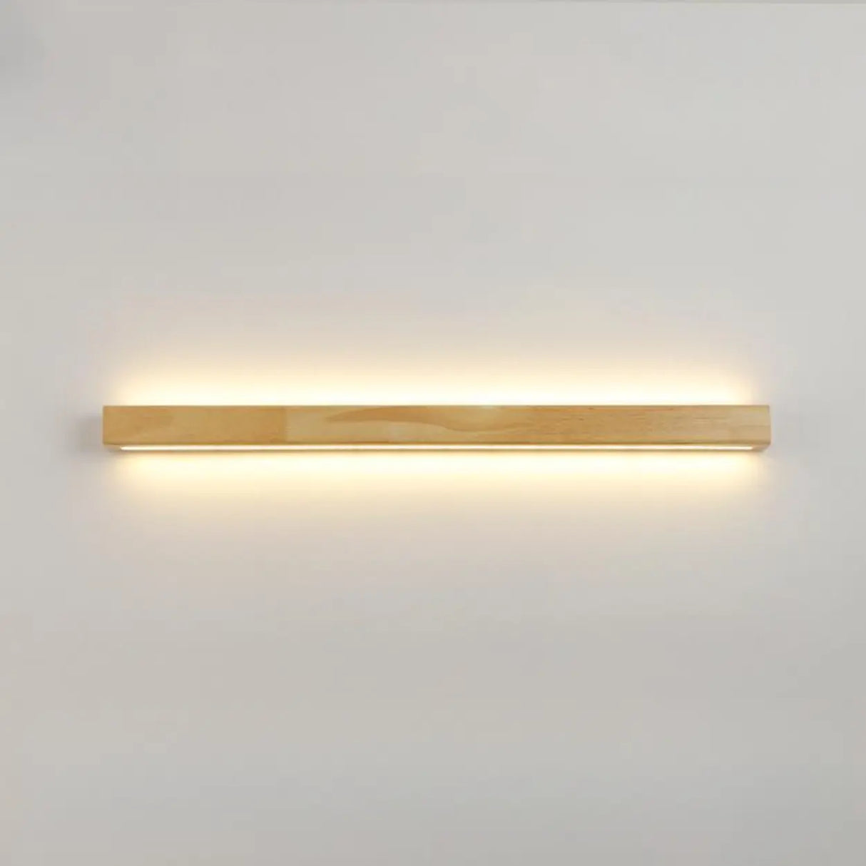 Natural Wood Living Room Up Down Wall Vanity Light Image - 9