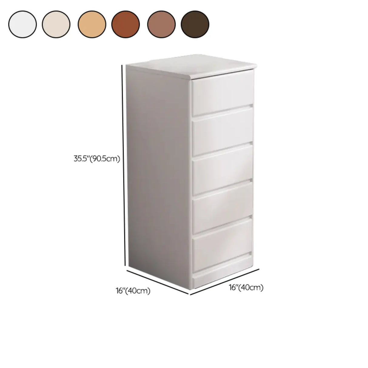 Natural Wood Vertical Filing Cabinet with Drawers Image - 31