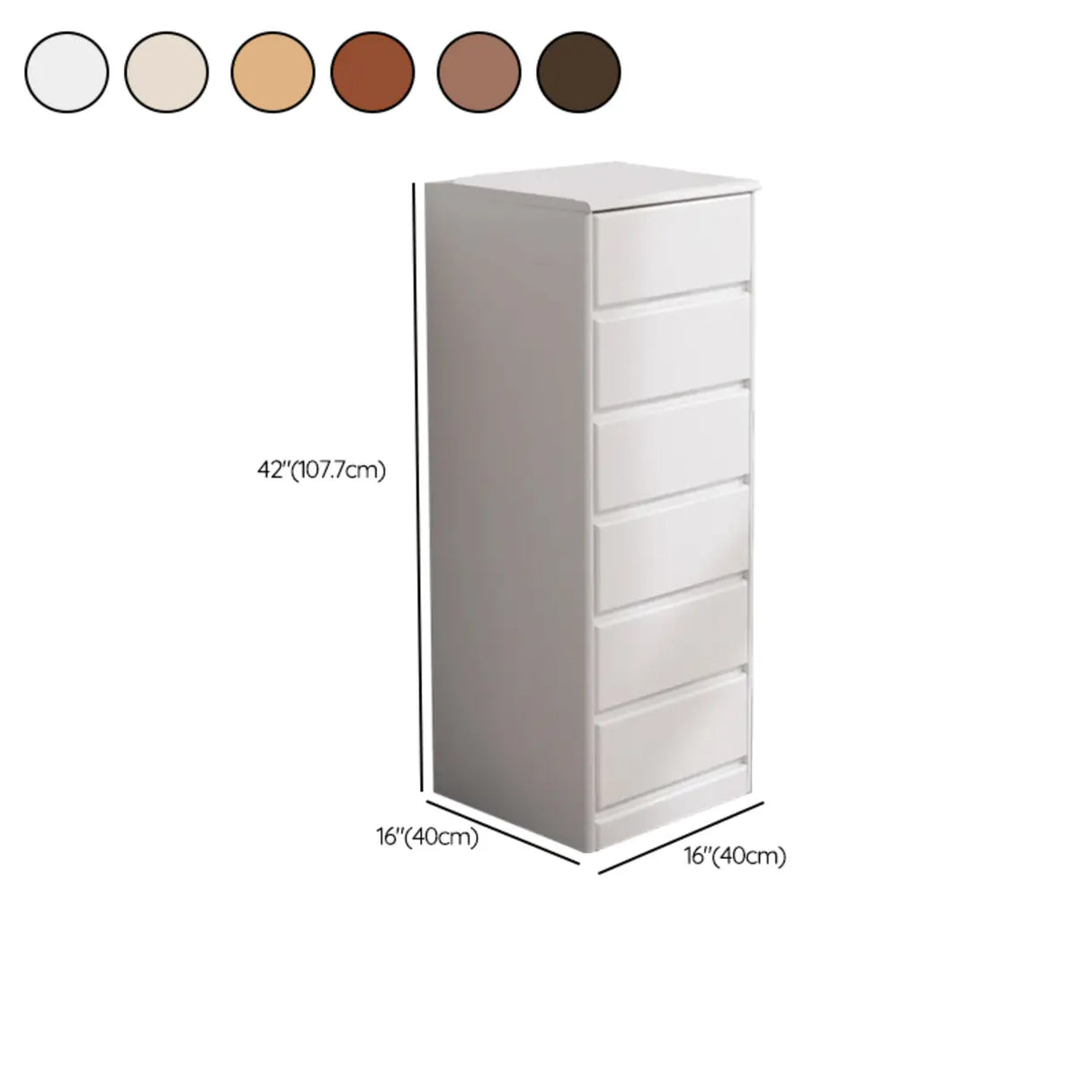 Natural Wood Vertical Filing Cabinet with Drawers Image - 32