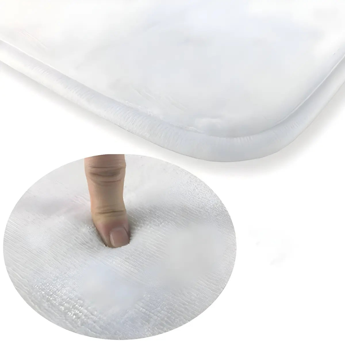 Navy Christmas Pattern Rectangular Polyester Area Rug Image - 3