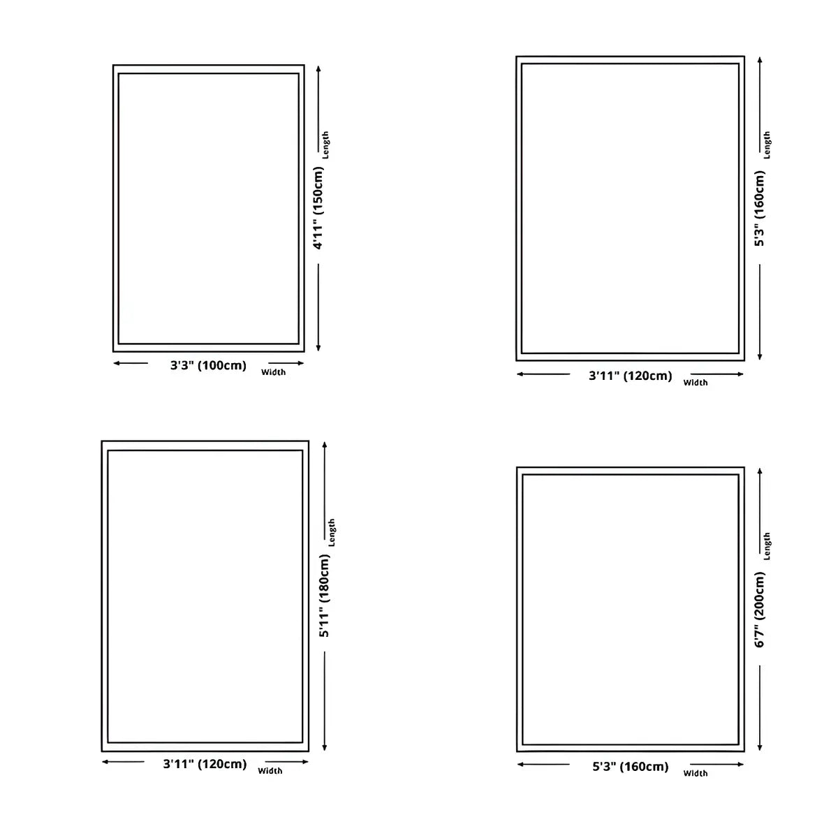 Navy Christmas Pattern Rectangular Polyester Area Rug Image - 6