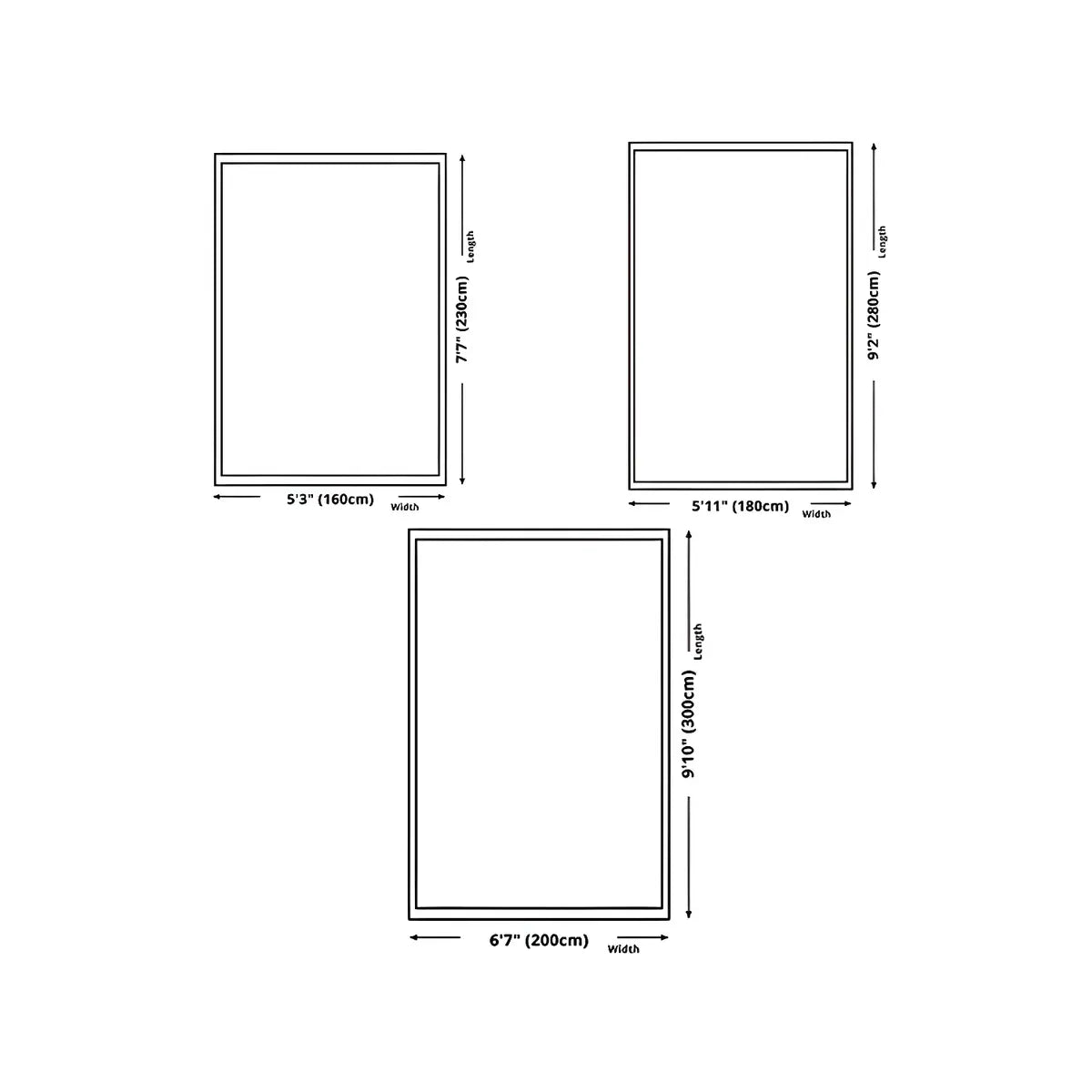 Nordic Abstract Irregular Polyester Gray Area Rug Image - 16