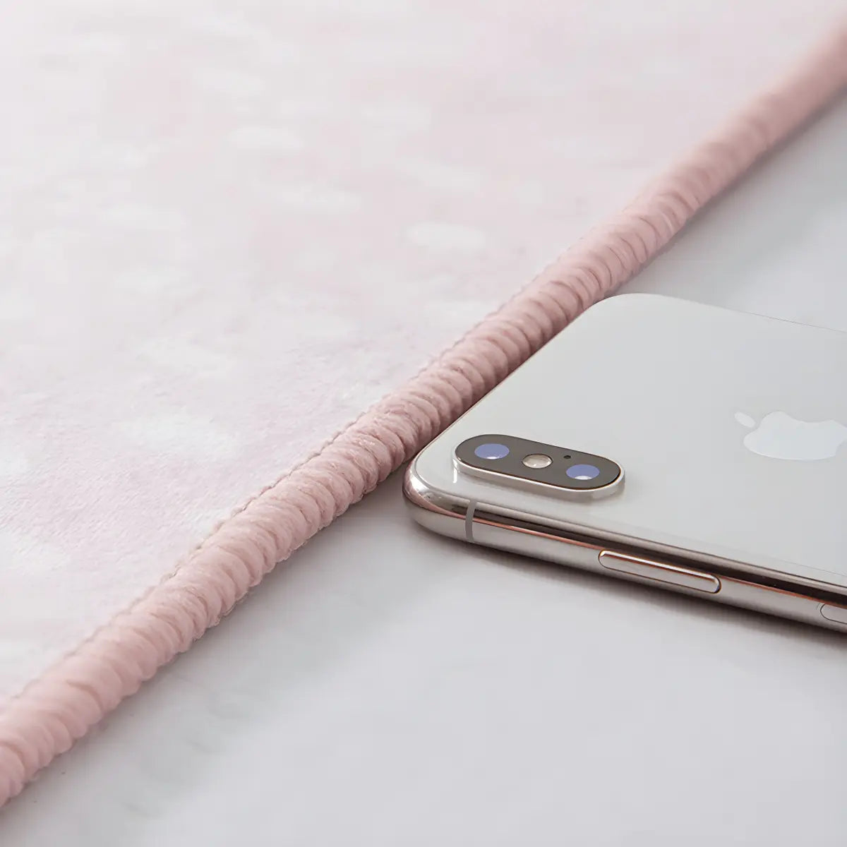 Nordic Abstract Rectangular Velvet Beige Area Rug Image - 9