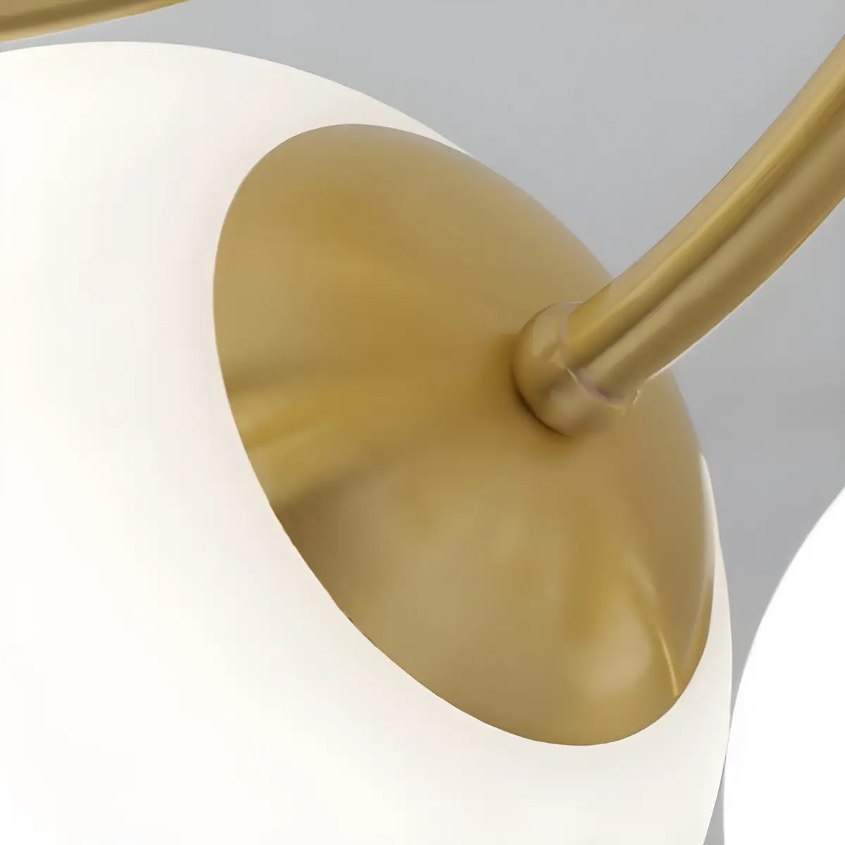 Nordic Arm Globe Living Room Gold 8-Light Chandelier Image - 9