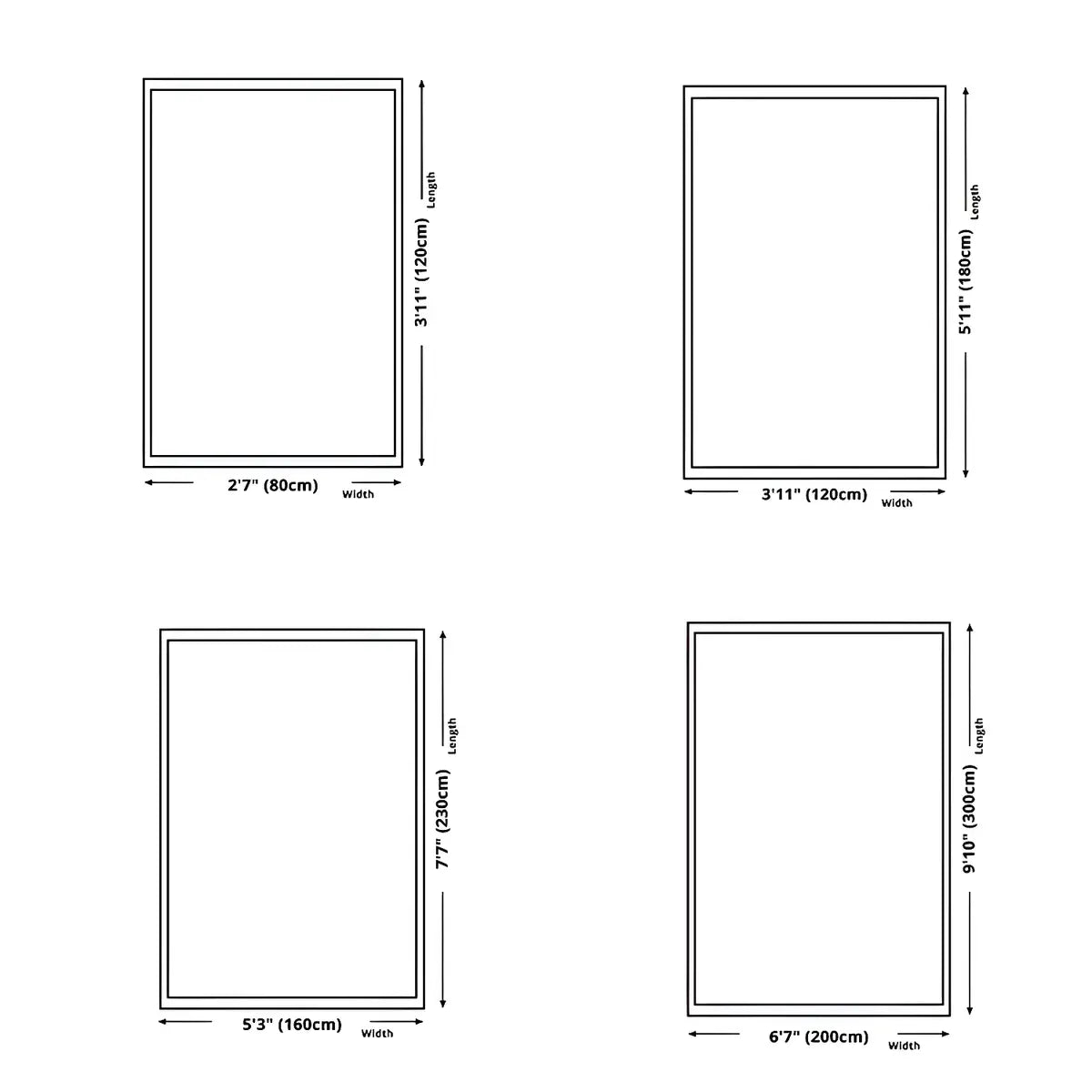 Nordic Bedroom Rectangle Polyester Color Block Area Rug