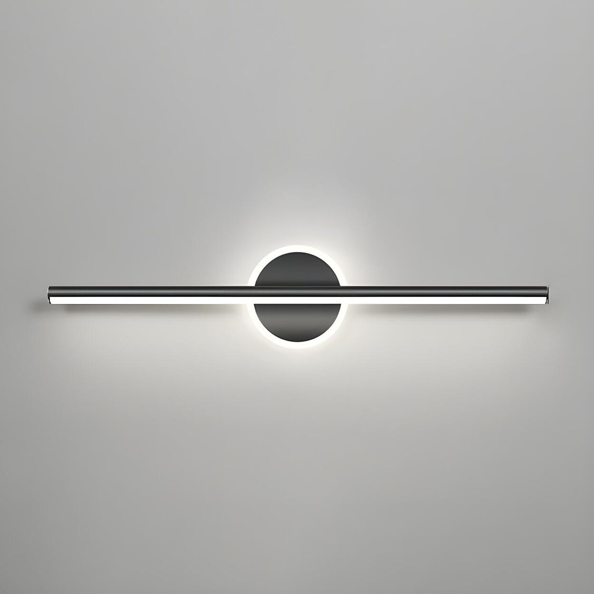 Nordic Black Strip Simple Geometric Accent Vanity Light Image - 11