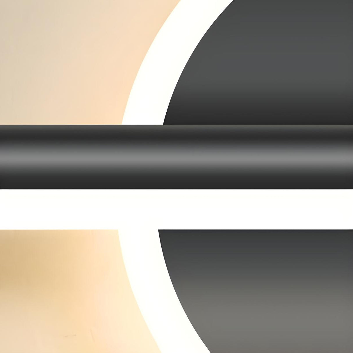 Nordic Black Strip Simple Geometric Accent Vanity Light Image - 13