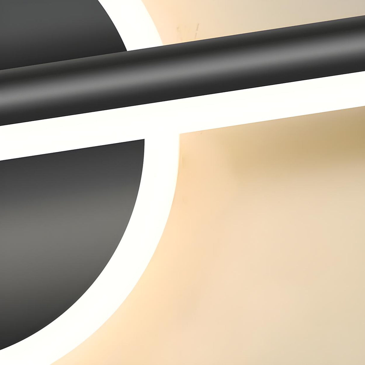 Nordic Black Strip Simple Geometric Accent Vanity Light Image - 14