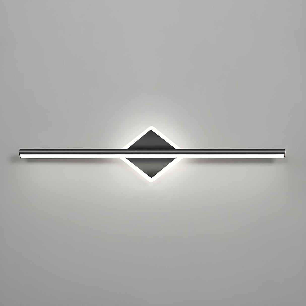 Nordic Black Strip Simple Geometric Accent Vanity Light Image - 6