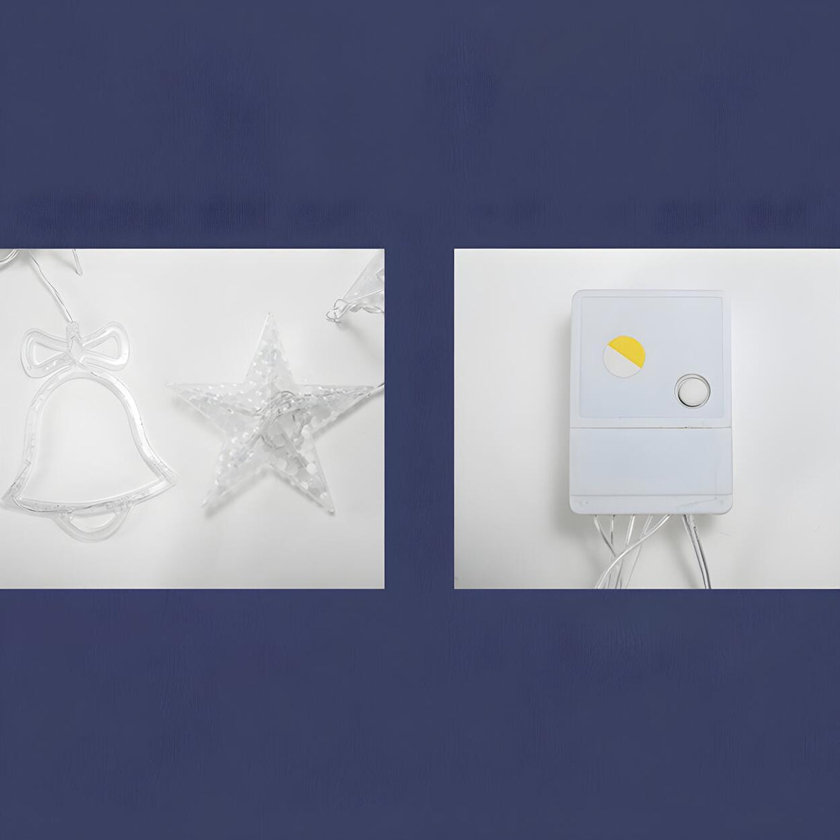 Nordic Christmas Tree and Deer Starry String Lights Image - 9